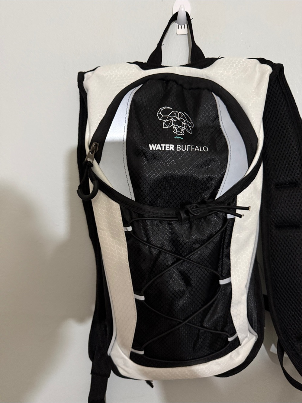 Buffalo David Bitton Black and White Hydration Backpack